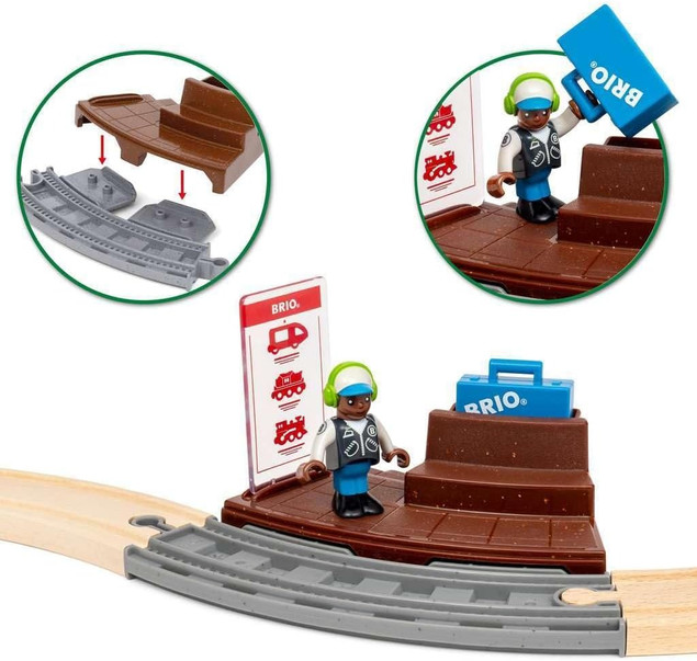 BRIO Zestaw Pull Back Train