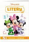 Disney uczy Minnie Ćwiczenia z naklejkami Litery Praca zbiorowa