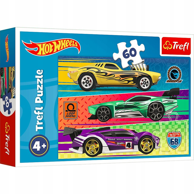 Puzzle 60 el. Hot Wheels – Trefl