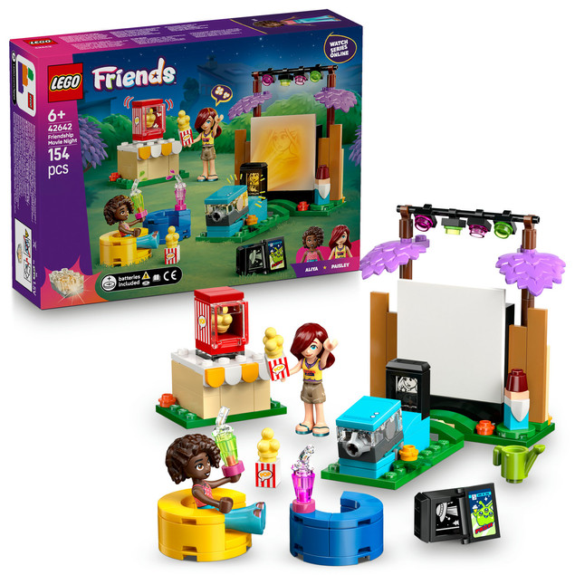LEGO Friends 42642 Wieczór filmowy z przyjaciółmi