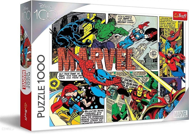 PUZZLE 1000 NIEPOKONANI AVENGERSI MARVEL TREFL