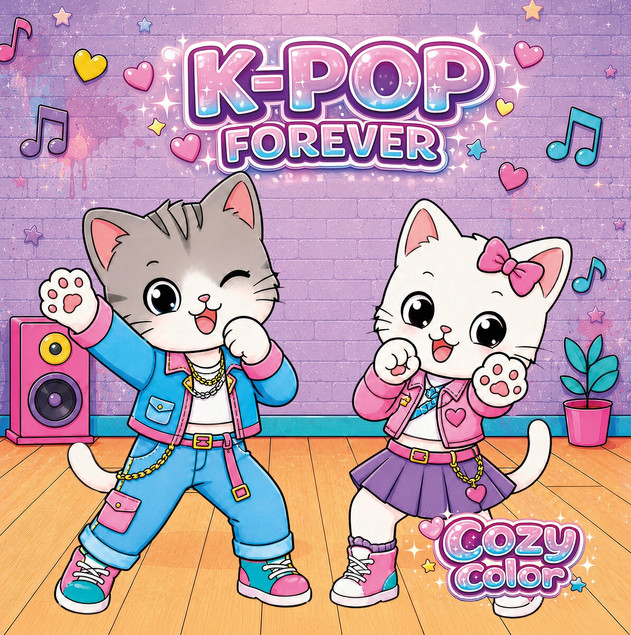 Cozy color. K-pop forever Praca zbiorowa