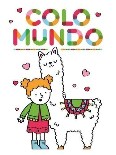 Colomundo dziewczynka z lamą Kolorowanka