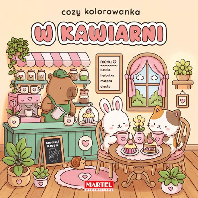 COZY Kolorowanka w Kawiarni Magnific
