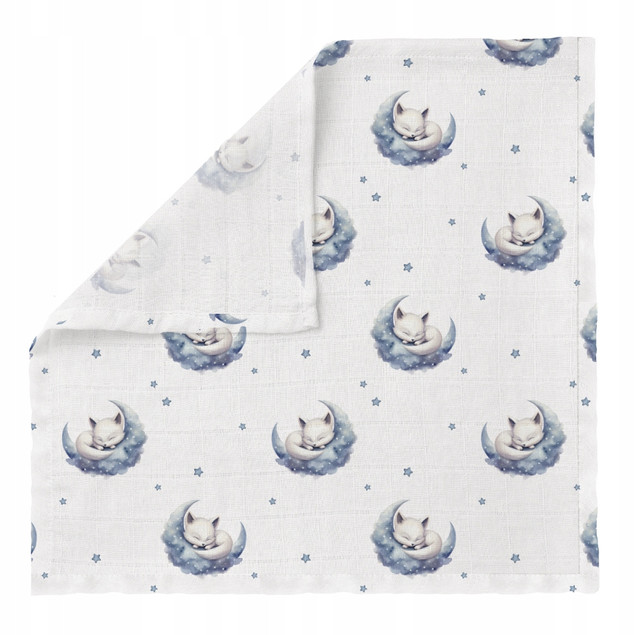 Pieluszka BAMBUSOWA Pielucha 40x40 LISEK Liski Ulewajka Bocioland BL190