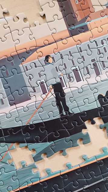 Puzzle Tactic Vintage Wenecja 1000 elementów - Obraz Retro