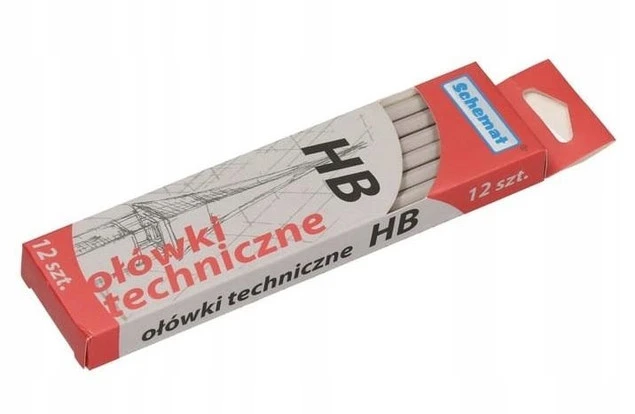 Ołówek techniczny HB 12szt Praca zbiorowa