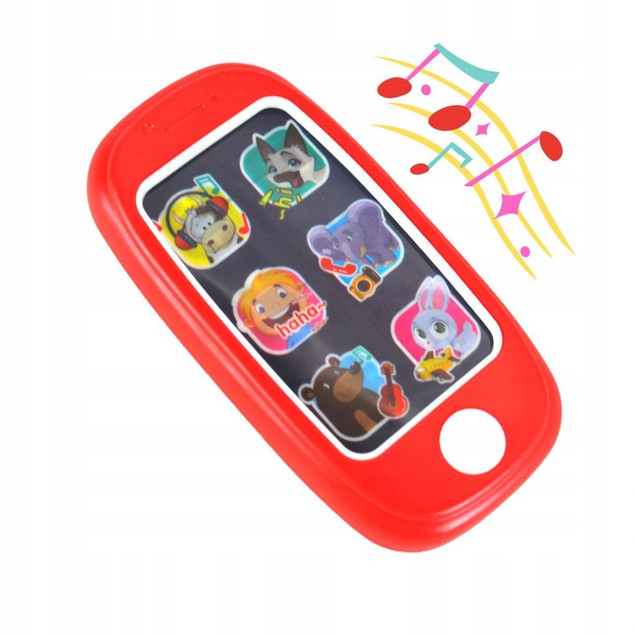 Telefon dla Dzieci Askato Smartfon Muzyczny Interaktywny Wielokolorowy 21cm