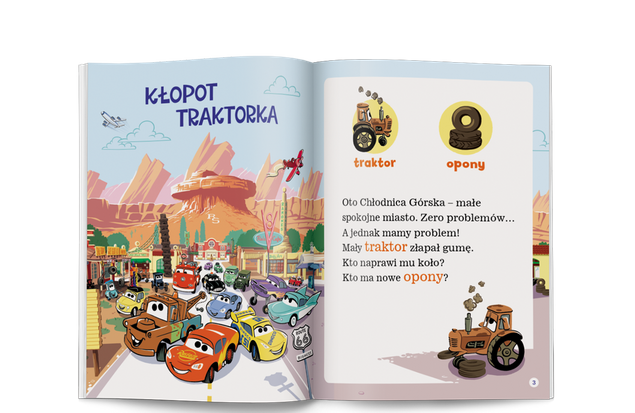 Disney uczy. Przygody z czytaniem. Ćwiczę czytanie