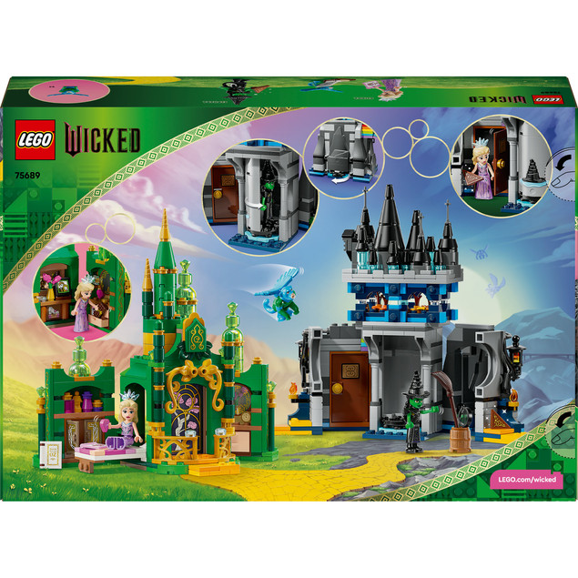 Klocki LEGO Wicked 75689 Emerald City & Kiamo Ko Castle Zamek – 860 El.