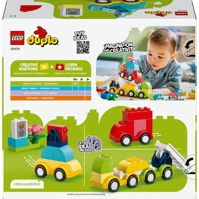 LEGO Duplo 10474 Kreatywne Pojazdy – Zestaw Klocków dla Maluchów