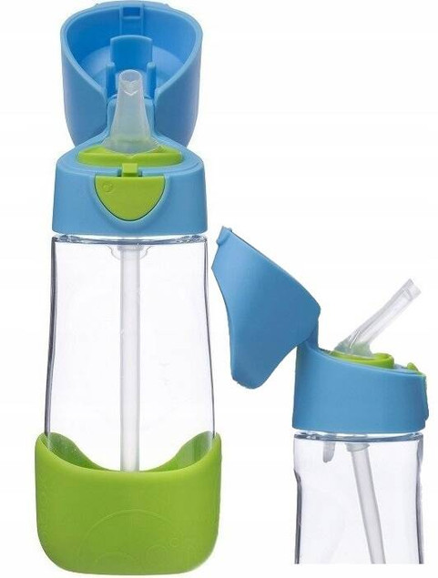 b.box Butelka tritanowa ze słomką Ocean Breeze 450 ml