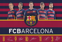 Podkładka Na Biurko FC BARCELONA Piłka Nożna Messi Barca Astra