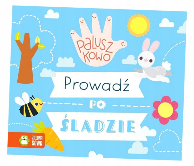 Paluszkowo Prowadź po śladzie - Książeczka Zielona Sowa