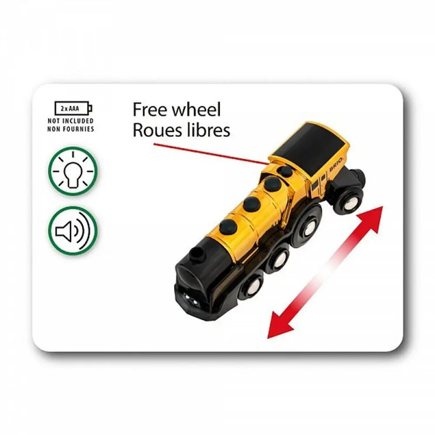 Lokomotywa Brio Mighty Gold Action 33630