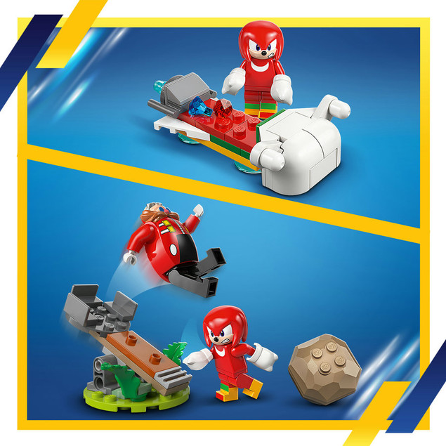 Klocki LEGO Sonic 77005 Knuckles kontra Dr. Eggman Mech Ruchomy Kokpit 8+