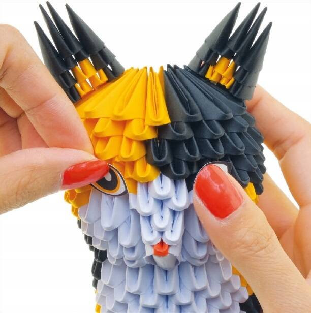Origami 3D Kot 743 Elementy - Alexander