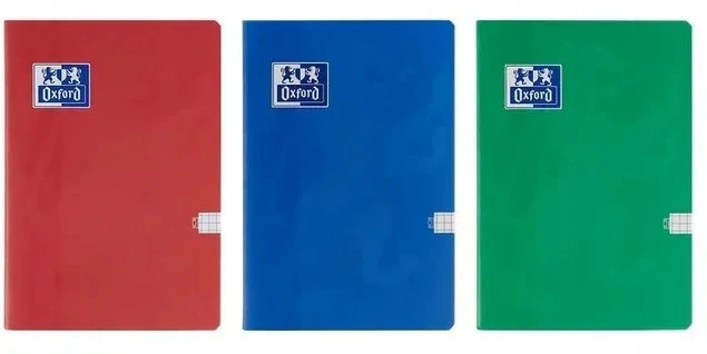 Komplet zeszytów Oxford Esse 2+1 A5 60 kartek kratka