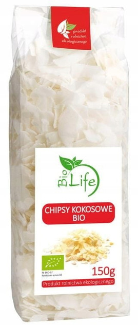 Chipsy kokosowe Biolife 150 g ekologiczne