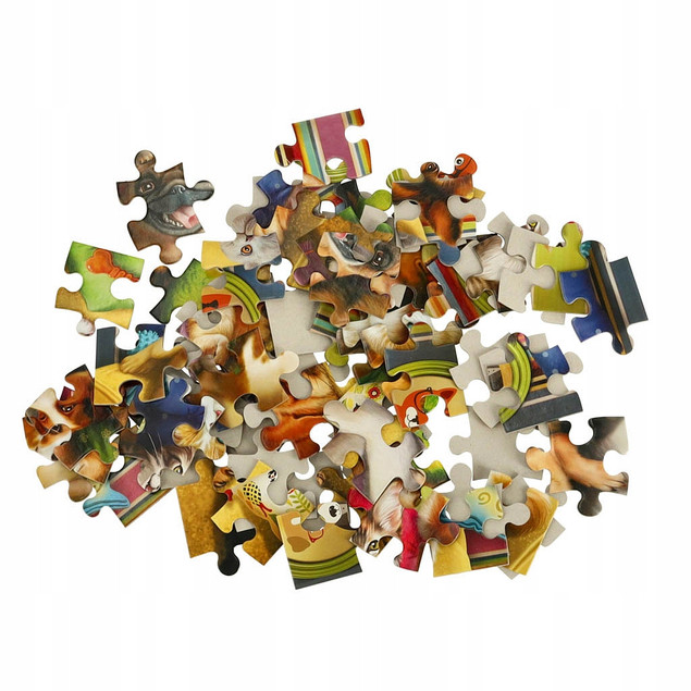 Puzzle 70 Układanka Zwierzęta PSY i KOTY Pieski Kotki Słodkie 5+ Castorland