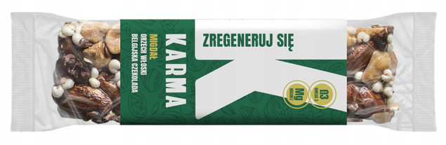 Baton Karma ekologiczny wegański migdałowy z orzechami włoskimi 44 g