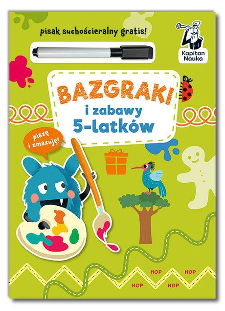 Bazgraki i zabawy 5- latków Katarzyna Szumska miękka Kapitan Nauka