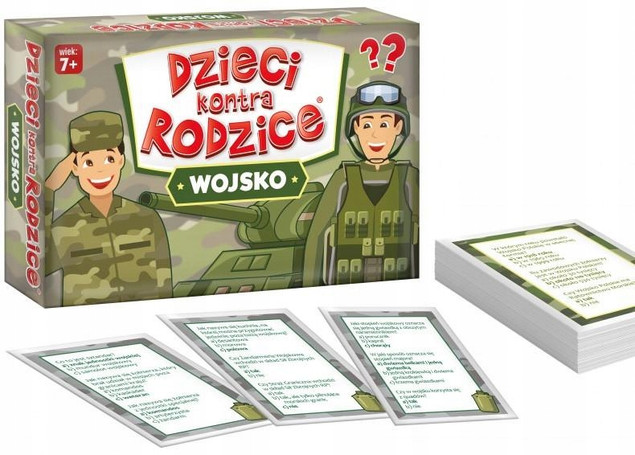 Dzieci Kontra Rodzice Wojsko Gra Rodzinna 7+ Kangur