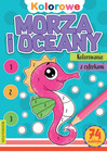 Morza i oceany – kolorowanka z cyframi – praca zbiorowa