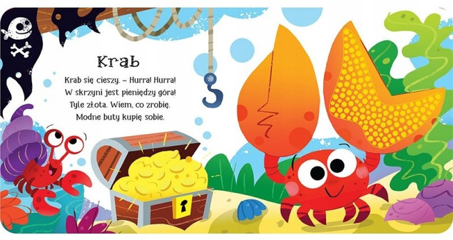 Podwodny świat. Zobacz, dotknij, poczuj! Książeczka sensoryczna