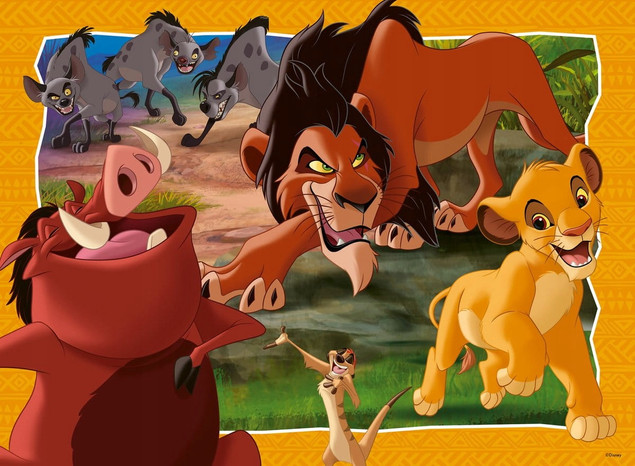 RAVENSBURGER PUZZLE LION KING 200P (PUZZLE)