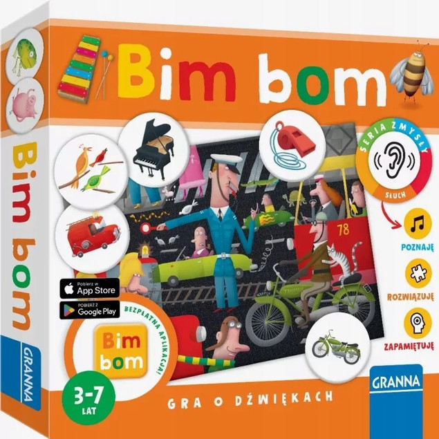 Gra Planszowa Bim Bom Granna dla Dzieci