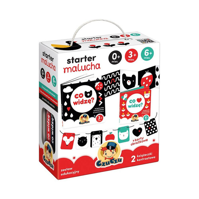 Kontrastowe książeczki i karty CzuCzu Starter Malucha Co widzę?
