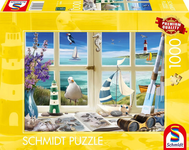 Puzzle Schmidt Spiele Nauka nad morzem 1000 elementów Krajobraz