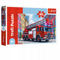 Puzzle 60 elementów Wóz strażacki Trefl