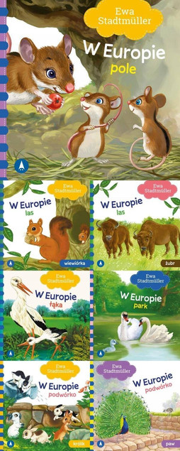 Podwórko Paw W Europie Ewa Stadtmüller Bajki i Wierszyki 2+ Skrzat (TW)