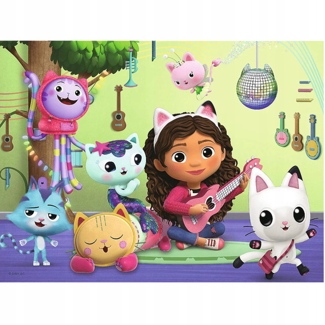 Puzzle 30 Układanka Bajka KOCI DOMEK GABI Kotki Kotek Kot Koty 3+ Trefl