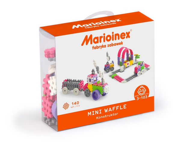 Klocki MINI WAFLE Konstruktor dziewczyn. MARIOINEX