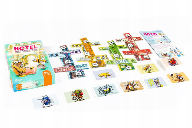 HOTEL POD PAJĘCZĄ SIECIĄ Gra Rodzinna Towarzyska 5+ Muduko