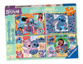 Puzzle Ravensburger 400 elementów Disney Stitch 4x100 dla dzieci