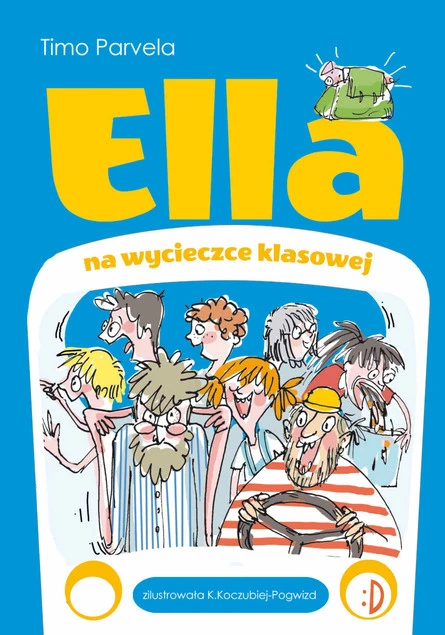 Ella na szkolnej wycieczce - okładka książki