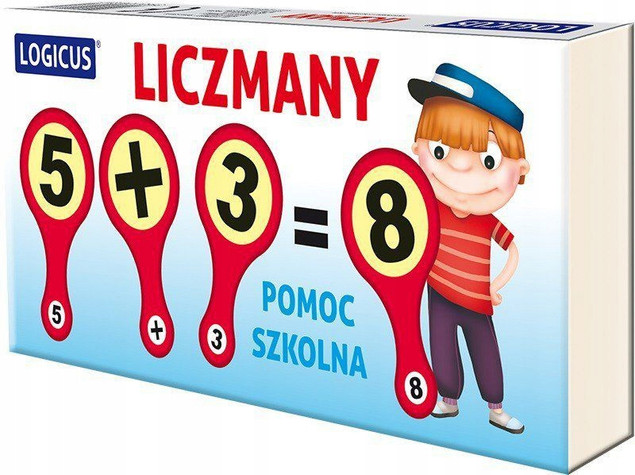 Patyczki do liczenia Adamigo wielokolorowe, liczmany edukacyjne