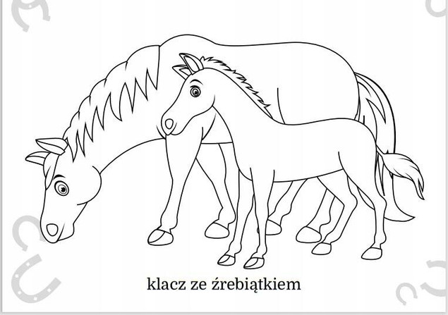 Maluszkowe malowanie. Koniki