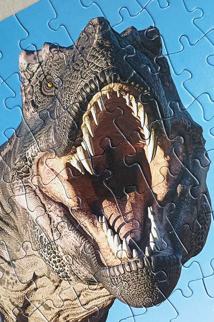 Puzzle Tactic 200 elementów Tyrannosaurus Rex Dinozaur