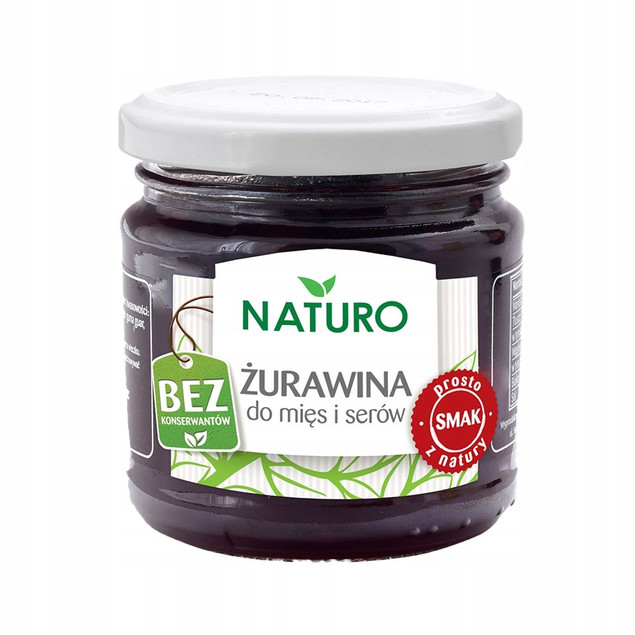 Żurawina do mięs i serów Naturo 220g Bez Konserwantów