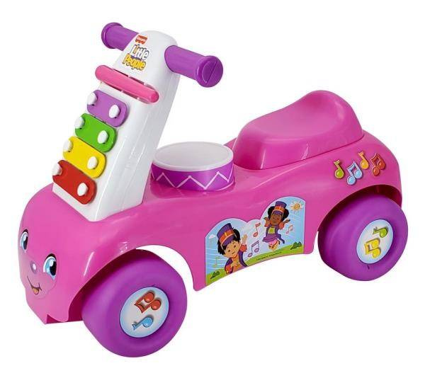 Jeździk Fisher Price Muzyczny różowy 505914 jeździdełko auto pojazd