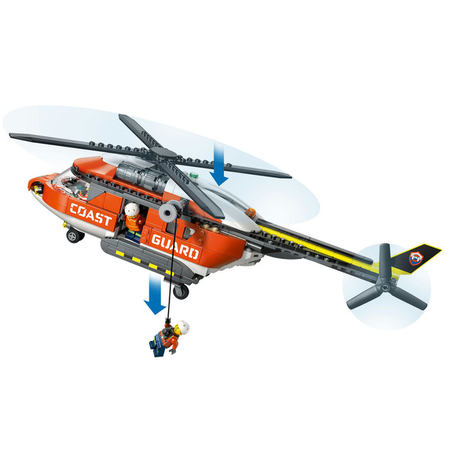 LEGO City 60503 Helikopter Straży Przybrzeżnej 7+ (551 el.)