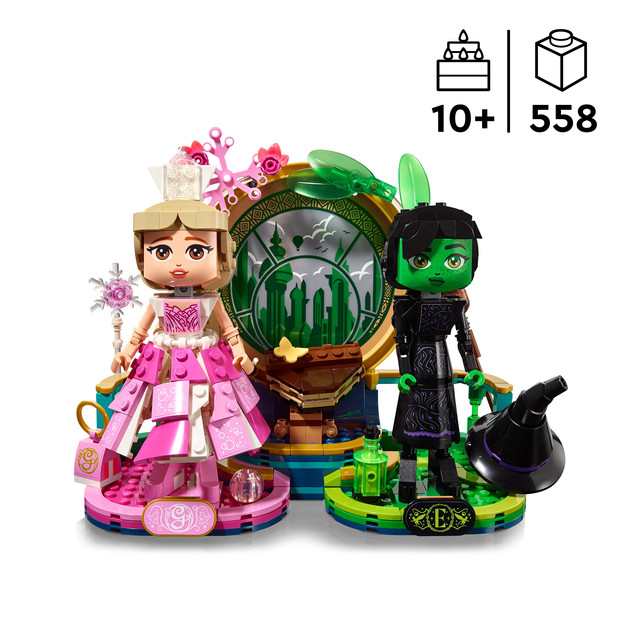 LEGO Wicked Zestaw: Figurki Elphaby i Glindy – 558 Elementów