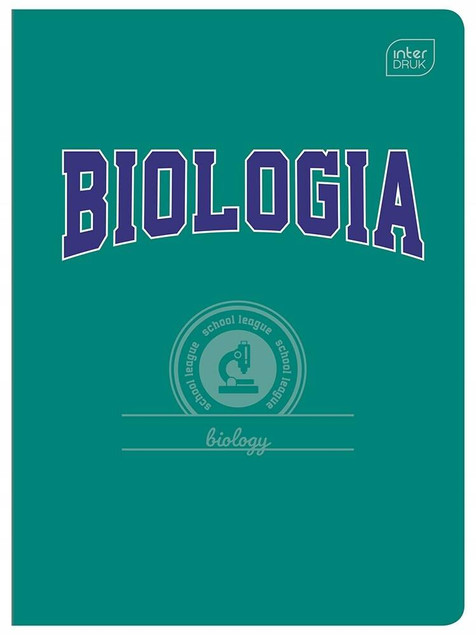 Zeszyt BIOLOGIA tematyczny przedmiotowy A5/60k w kratkę HYBRID INTERDRUK
