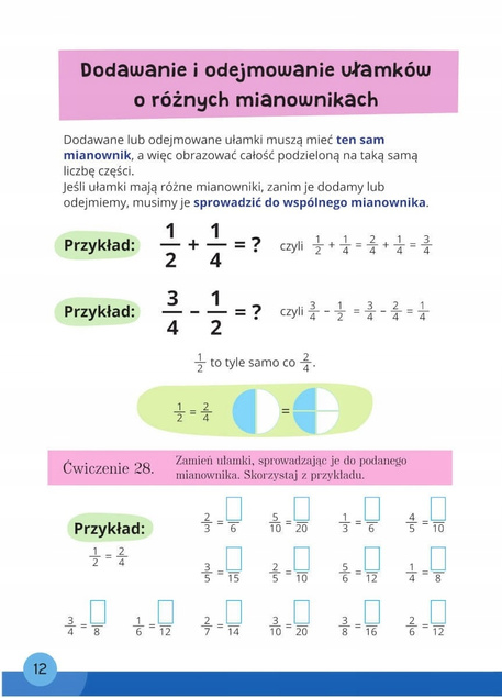 Mądry Uczeń MATEMATYKA Klasa 4-6 ZESTAW Książeczek Do Nauki Liczenia 9+ SBM