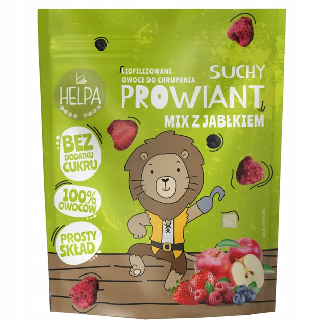 Owoce liofilizowane Suchy Prowiant Mix z Jabłkiem 20 g – Helpa